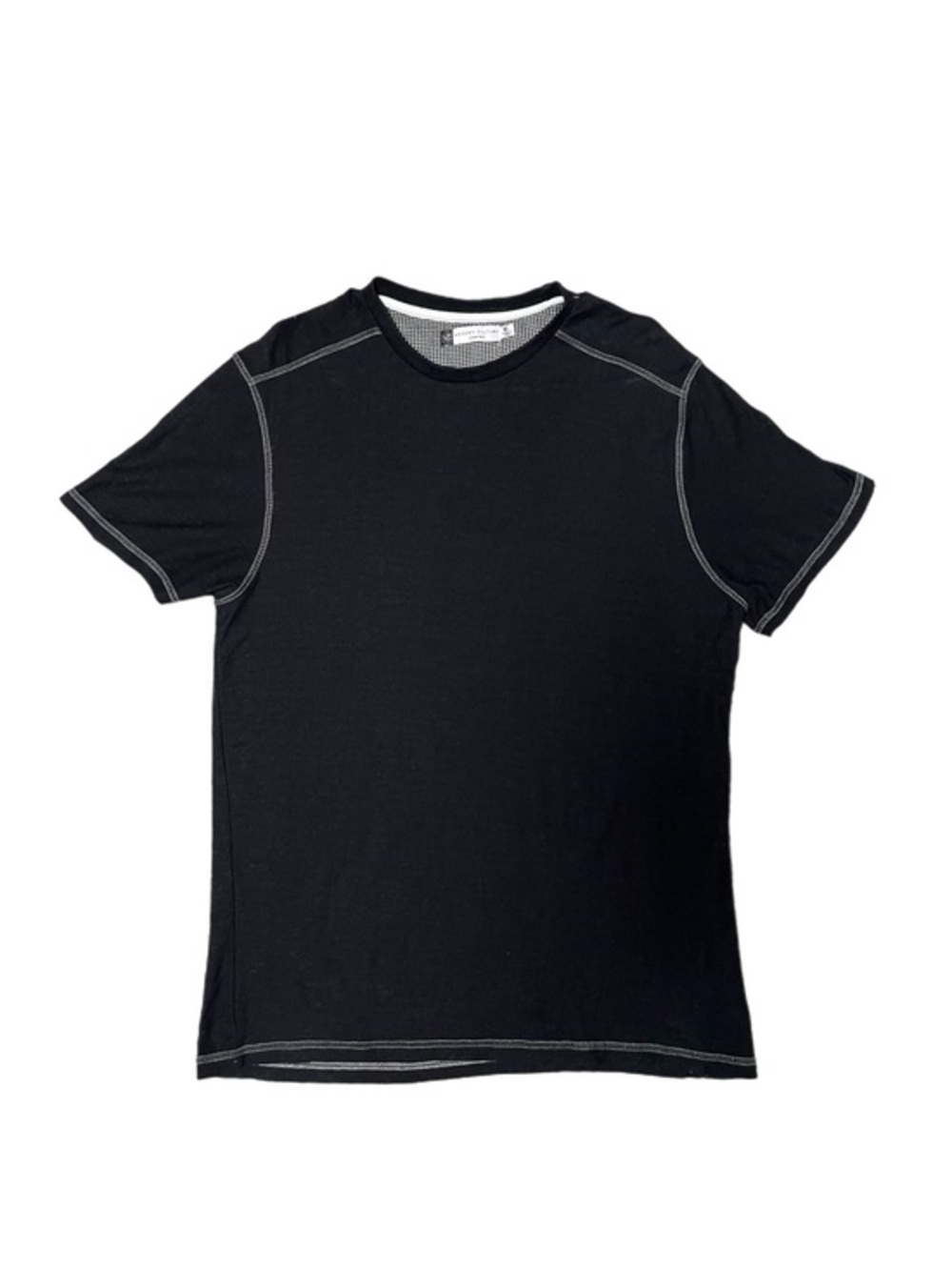 Mens Modern Culture 100% Cotton Black Crewneck Tee